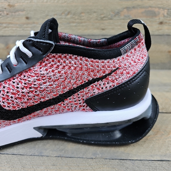 Nike Air Max Flyknit Racer Men's Shoes University Red/Black - Picture 9 of 10